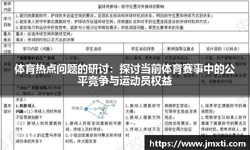 体育热点问题的研讨：探讨当前体育赛事中的公平竞争与运动员权益